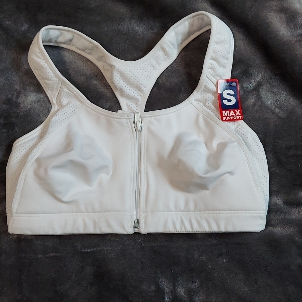 CHAMPION Zip Up Sports Bra Size S